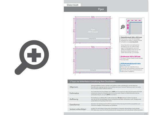 Product Bild flyer_din_a3_quer_(42_0_cm_x_29_7_cm)__beidseitig_bedruckt_(4_4_farbig_+_2_sonderfarben_hks)